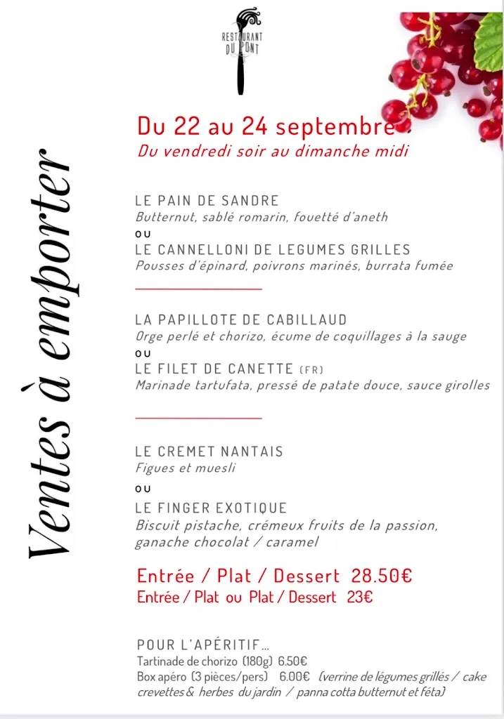 Menu_Restaurant du Pont_Basse-Goulaine_image_1