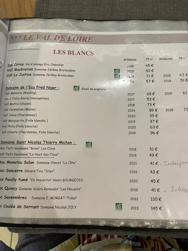 Menu_Le Laurier Fleuri_Vertou_image_4