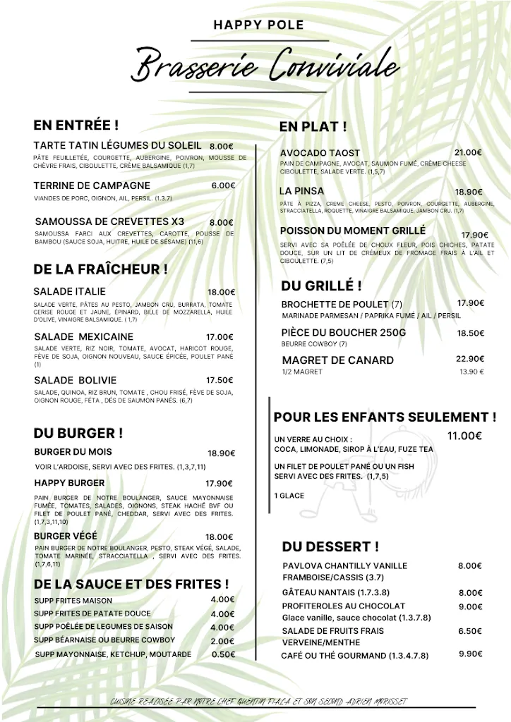 Menu_Happy pole_Vertou_image_3