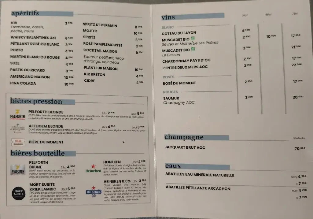 Menu_Le Bistrot de la Poissonnerie_Croisic_image_1