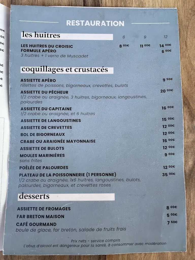 Menu_Le Bistrot de la Poissonnerie_Croisic_image_3