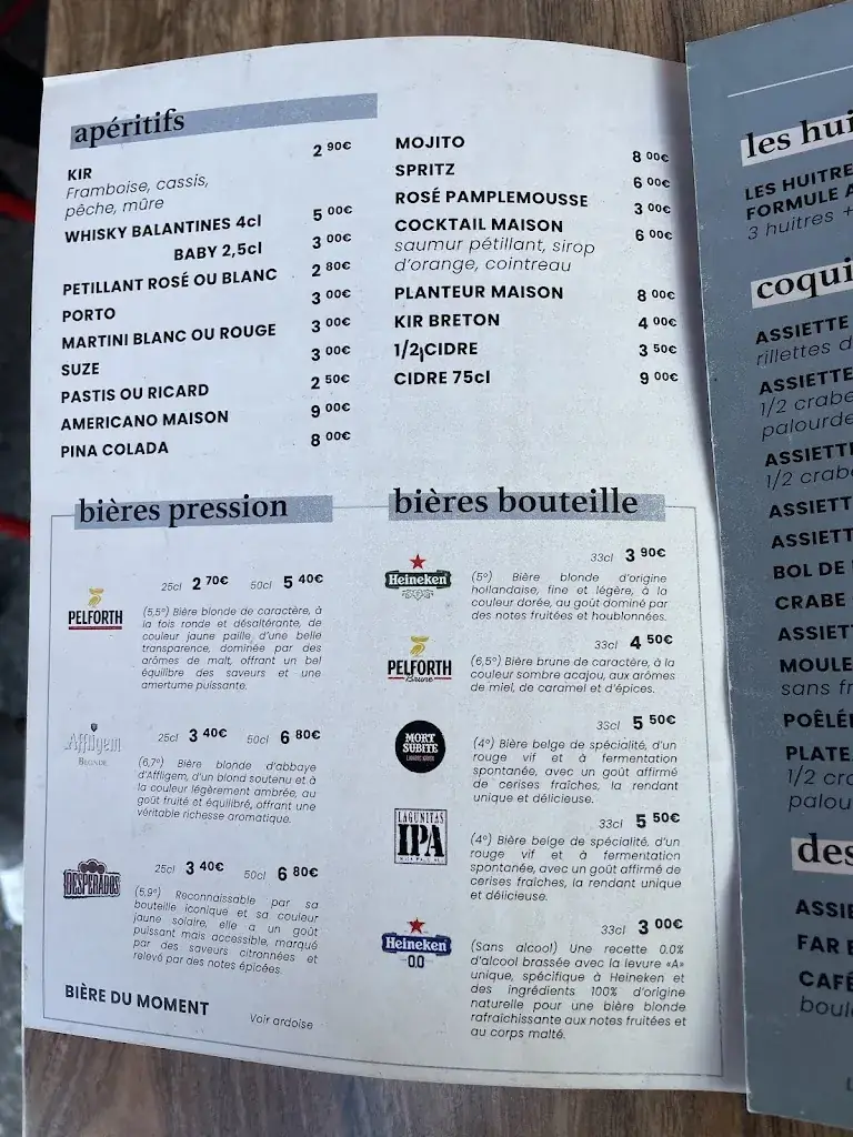 Menu_Le Bistrot de la Poissonnerie_Croisic_image_4