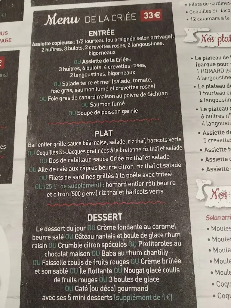 Menu_Restaurant La Criée_Croisic_image_4