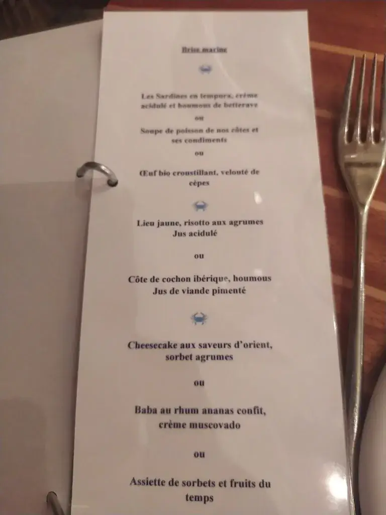 Menu_Le Lénigo_Croisic_image_3
