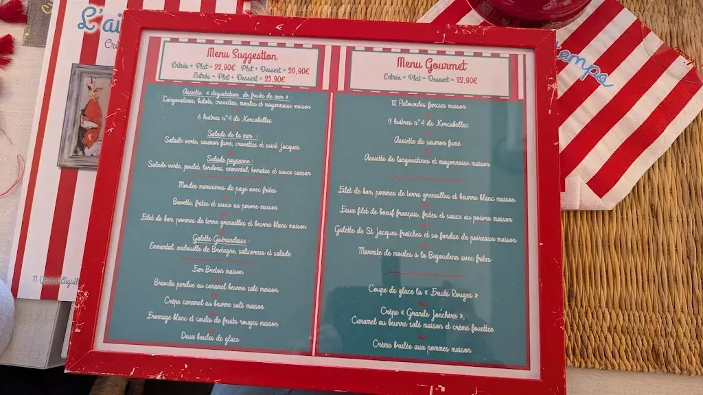 Menu_L'air Du Temps_Croisic_image_4