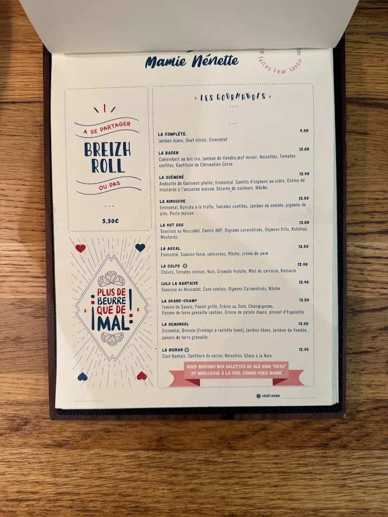Menü_Chez Mamie Nénette_Pouliguen_Bild_2