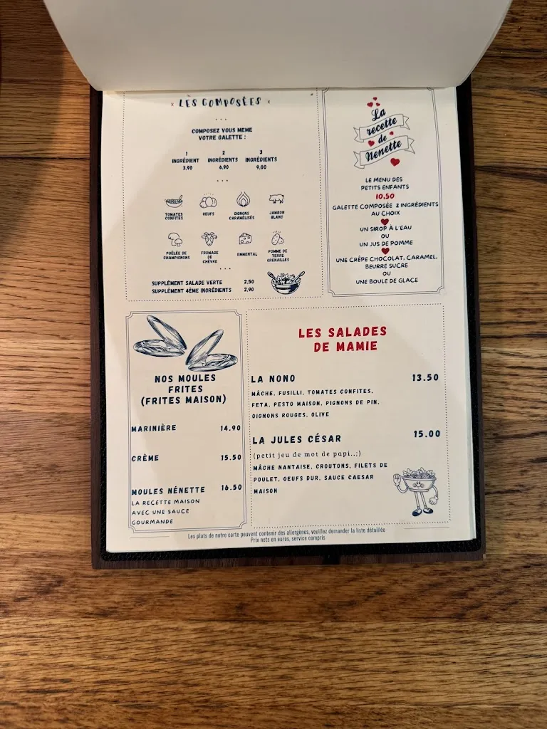 Menü_Chez Mamie Nénette_Pouliguen_Bild_3