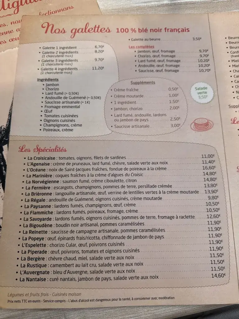 Menu_LE RELAIS DU DUC DE L'AIGUILLON_Croisic_image_3