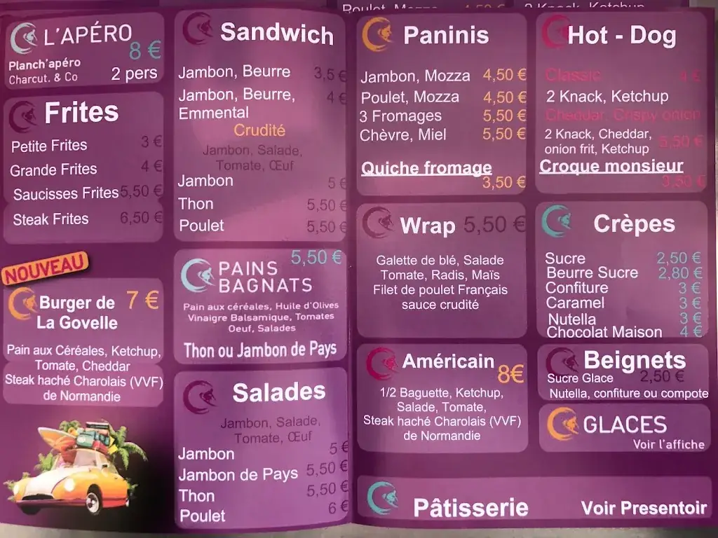 Menu_Au Coin Gourmand La Govelle_Batz-sur-Mer_image_2