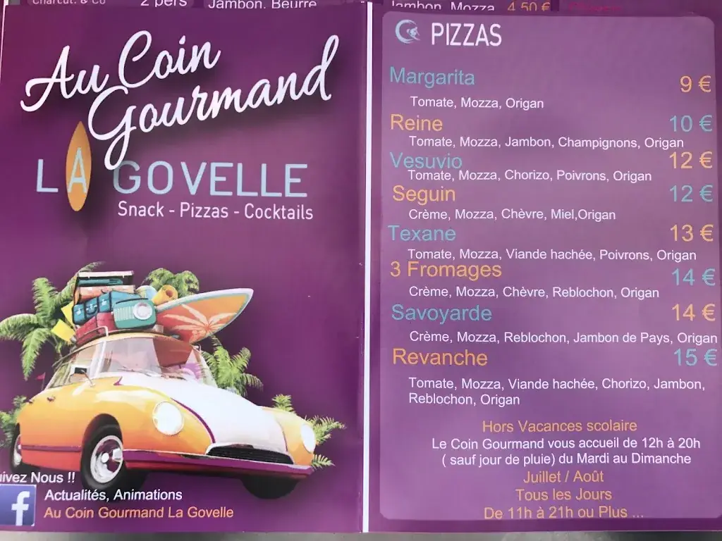 Menu_Au Coin Gourmand La Govelle_Batz-sur-Mer_image_4
