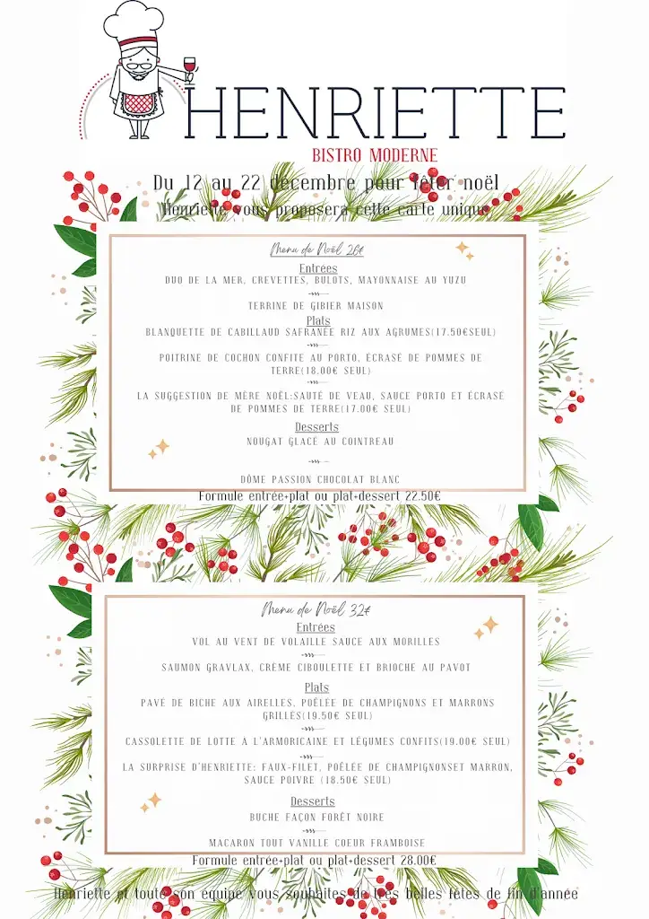 Menu_Henriette Bistro Moderne Beaucouzé_Beaucouzé_image_1