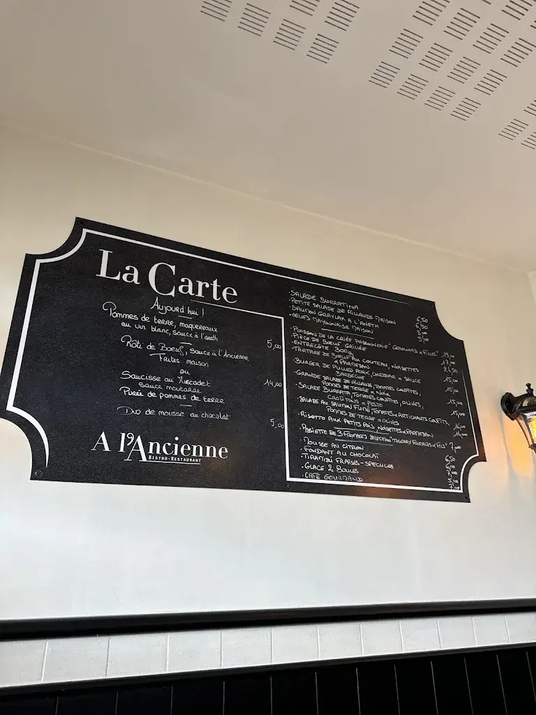 Menu_À l'Ancienne - Restaurant_Angers_immagine_3