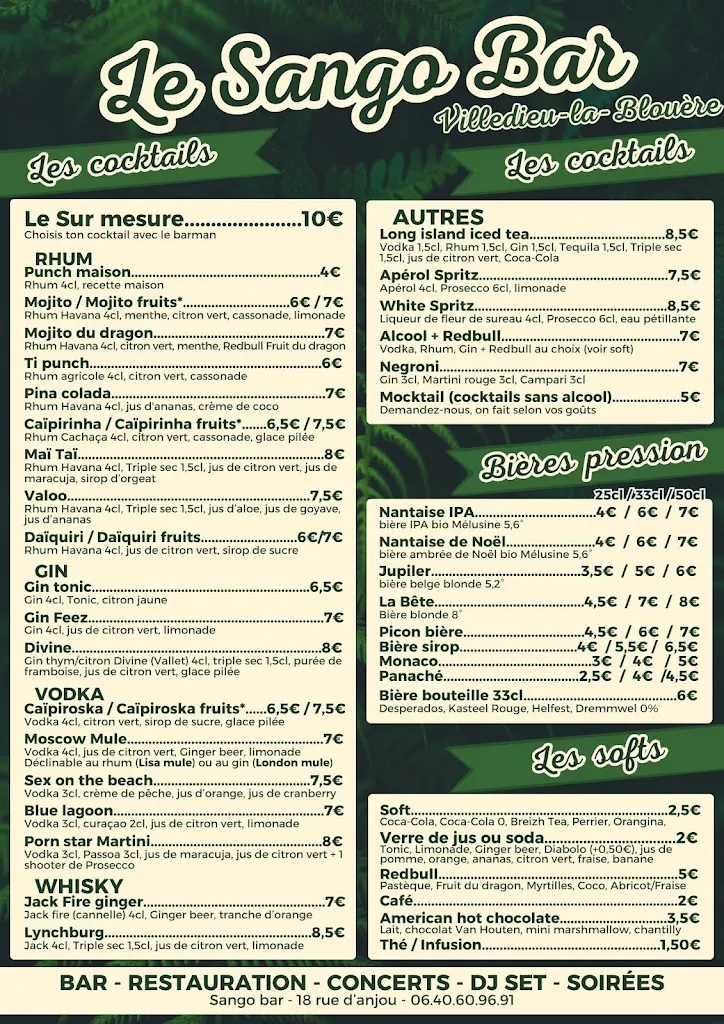 Menu_Sango Bar_Beaupréau-en-Mauges_image_2
