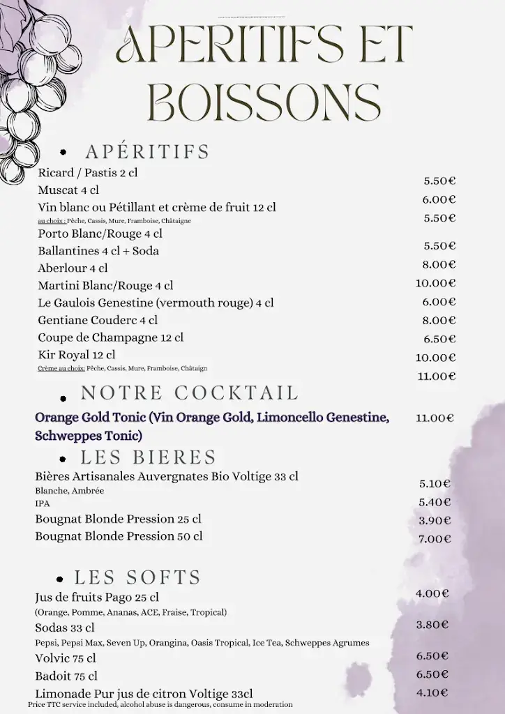 Menu_Le Resto d'Epicure_Orcines_image_2