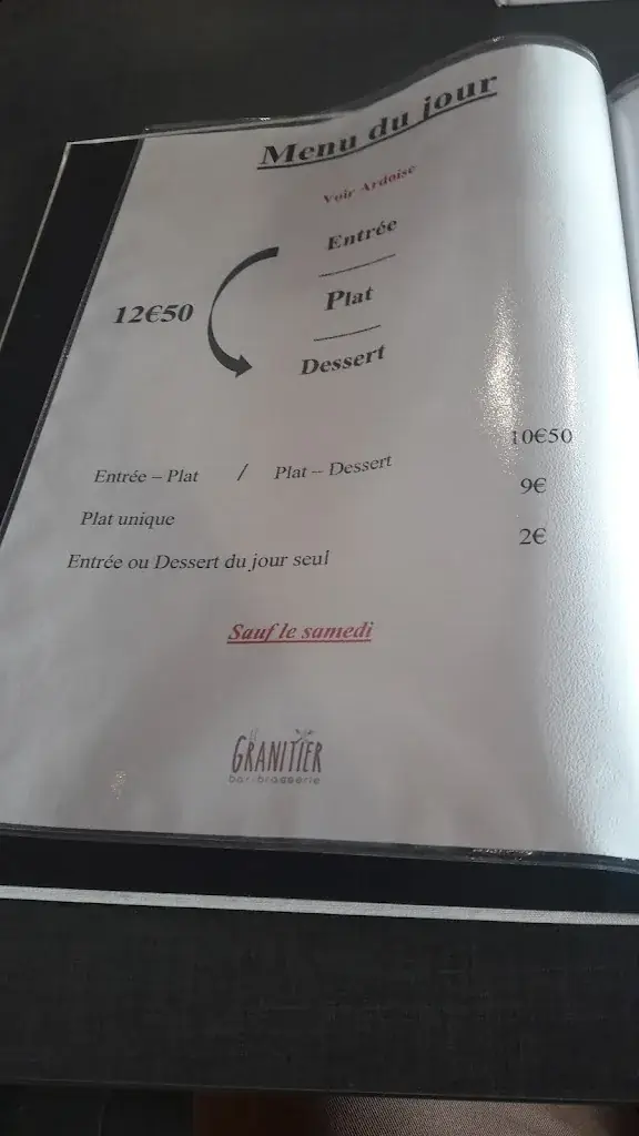 Menu_Le Granitier_Bécon-les-Granits_image_1
