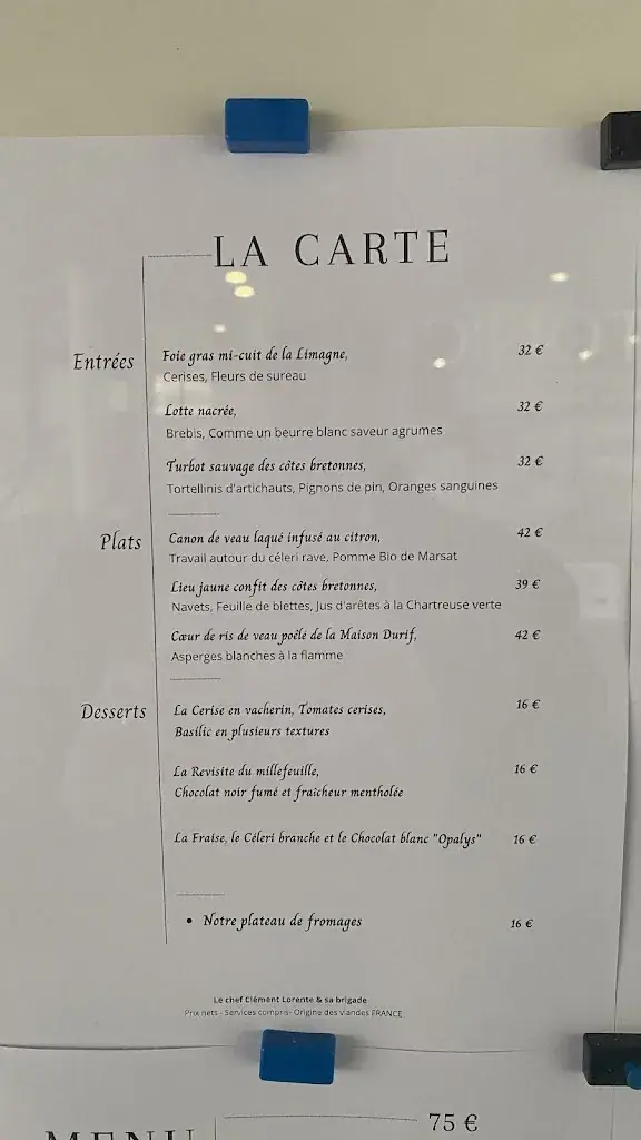 Menu_La Flèche d'Argent_Royat_image_2