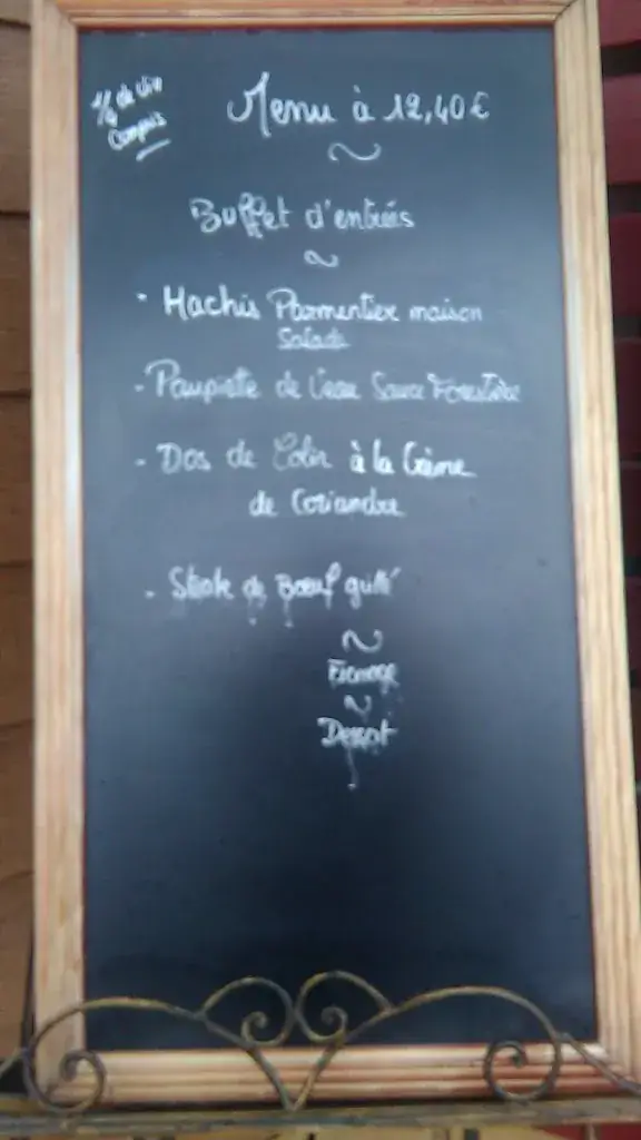 Menu_La Table de l'abbaye_Pontchâteau_immagine_2