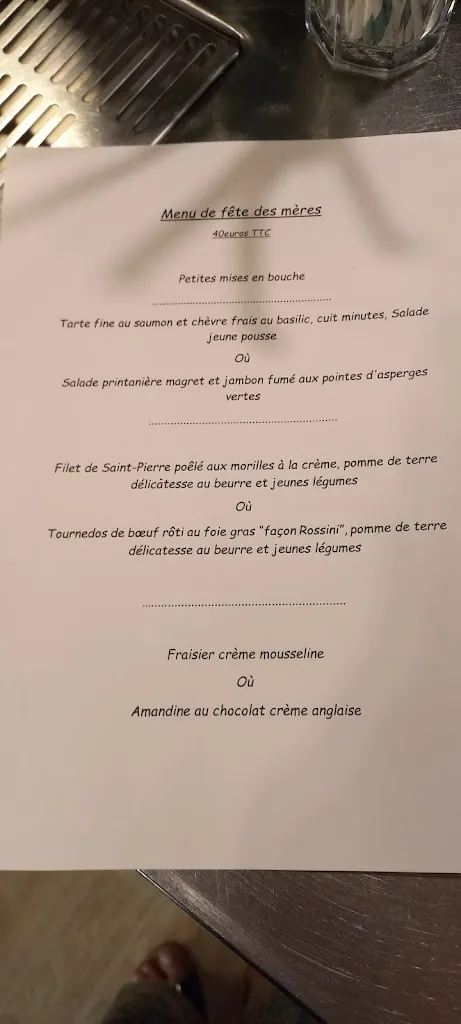 Menu_Côté Bouchon Côté Bistrot_Moirans_image_1