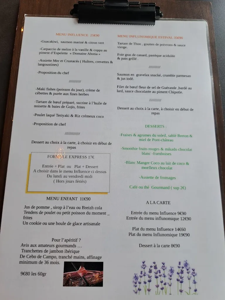 Menu_Influence_Pontchâteau_image_3