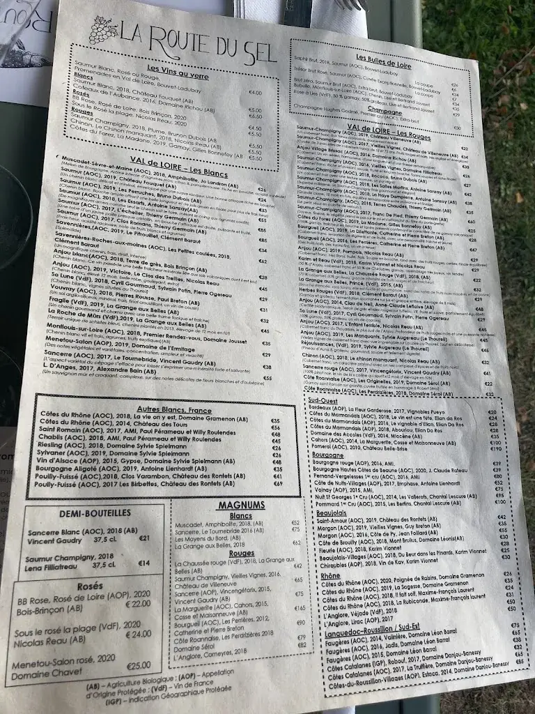 Menu_La Route du Sel_Gennes-Val-de-Loire_image_3