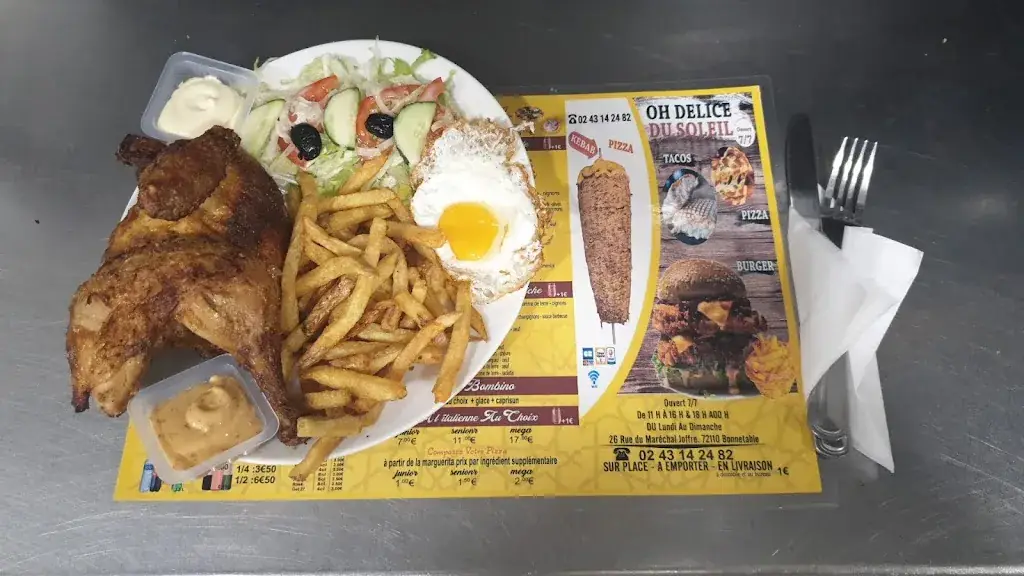 Menu_Oh Delices Du Soleil_Bonnétable_image_4