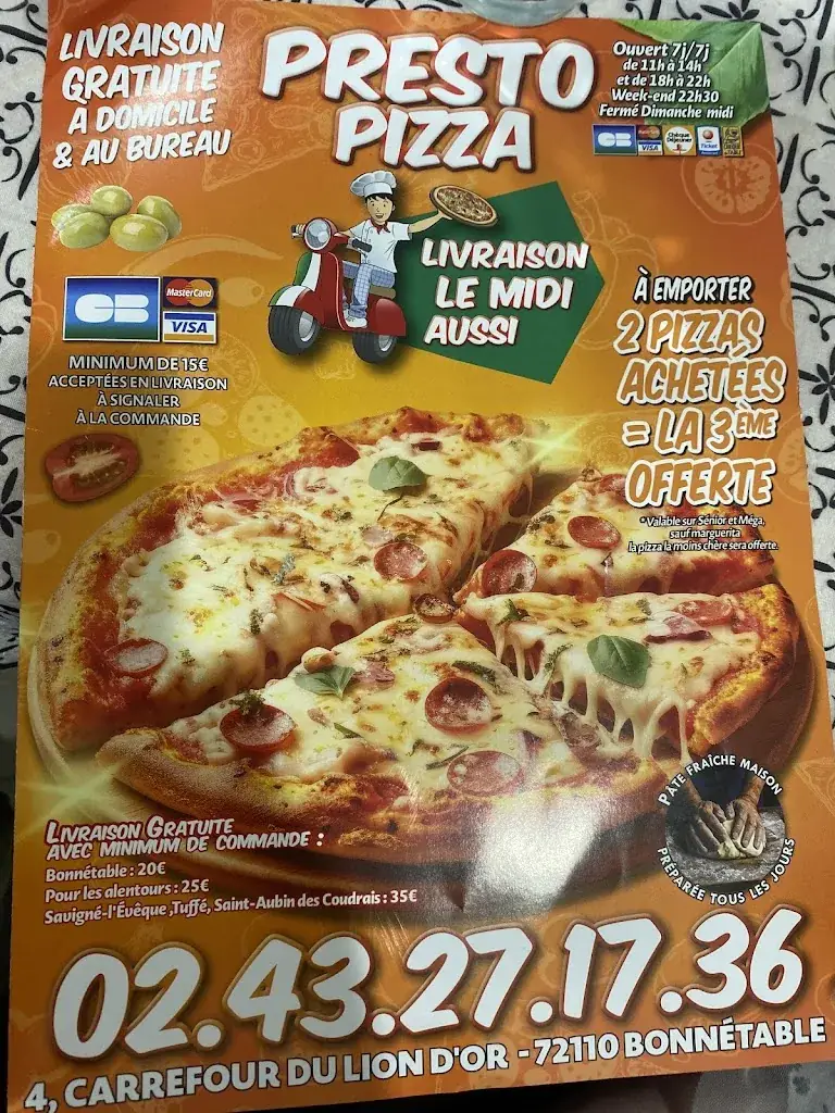 lefrancois justine_Presto Pizza_Bonnétable_review