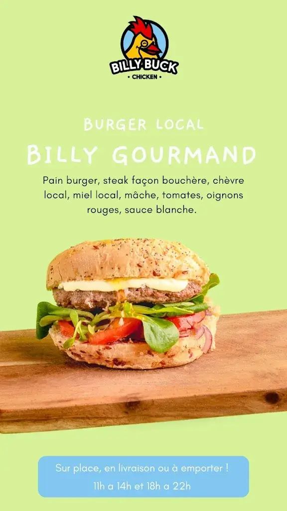 Menu_BILLY BUCK CHICKEN LA MONTAGNE_Montagne_image_3