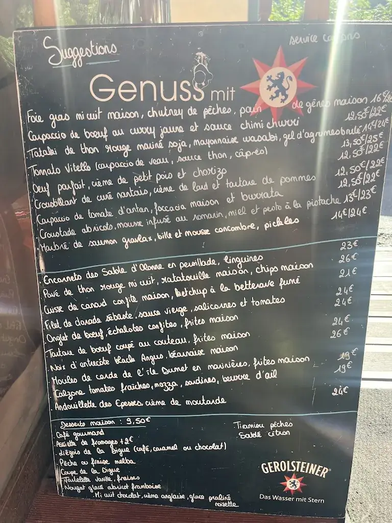 Menu_Restaurant La Digue_Montaigu-Vendée_image_1