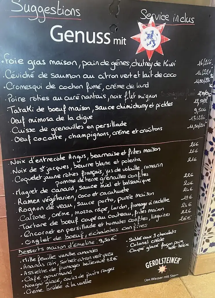Menu_Restaurant La Digue_Montaigu-Vendée_image_2