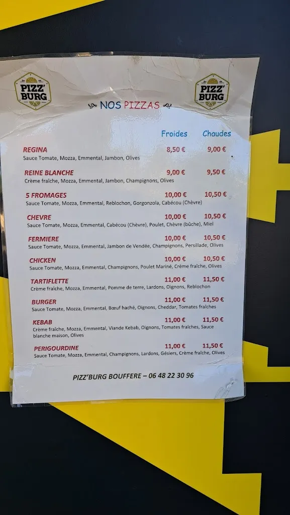 Menu_Pizz' Burg_Montaigu-Vendée_image_1