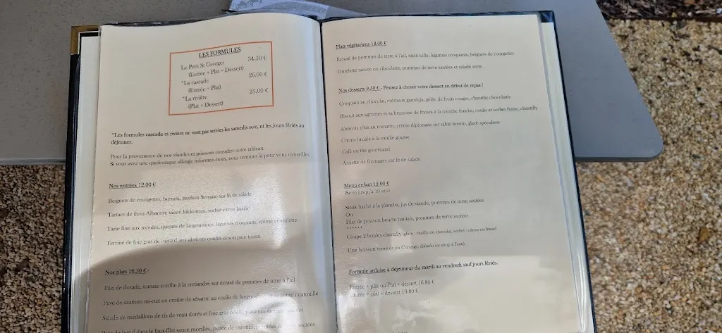 Menu_Le Petit St Georges_Montaigu-Vendée_immagine_2