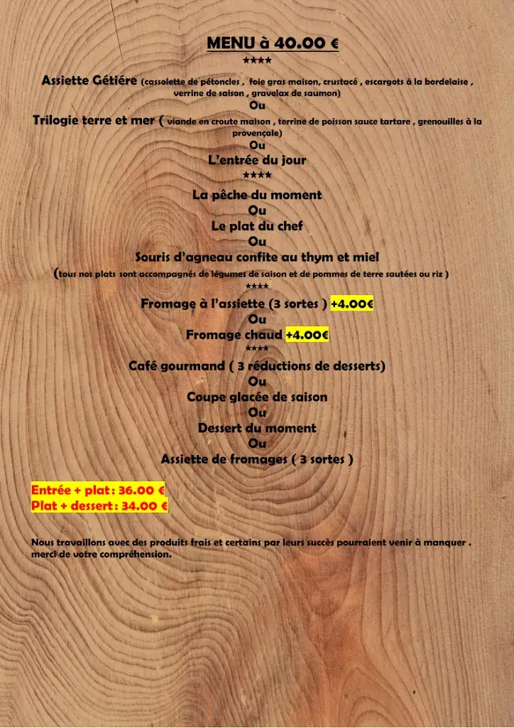 Menu_La Getiere_Montaigu-Vendée_image_1