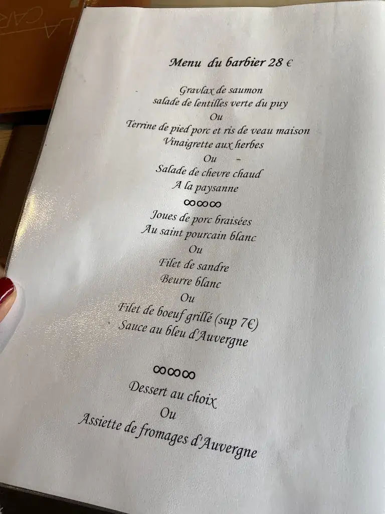 Menu_Auberge de la golmotte_Mont-Dore_image_4