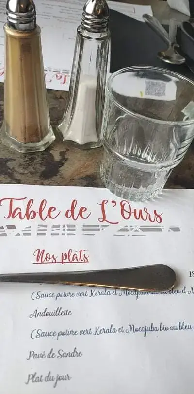Menu_Restaurant La Table de l'Ours Mont Dore_Mont-Dore_image_2