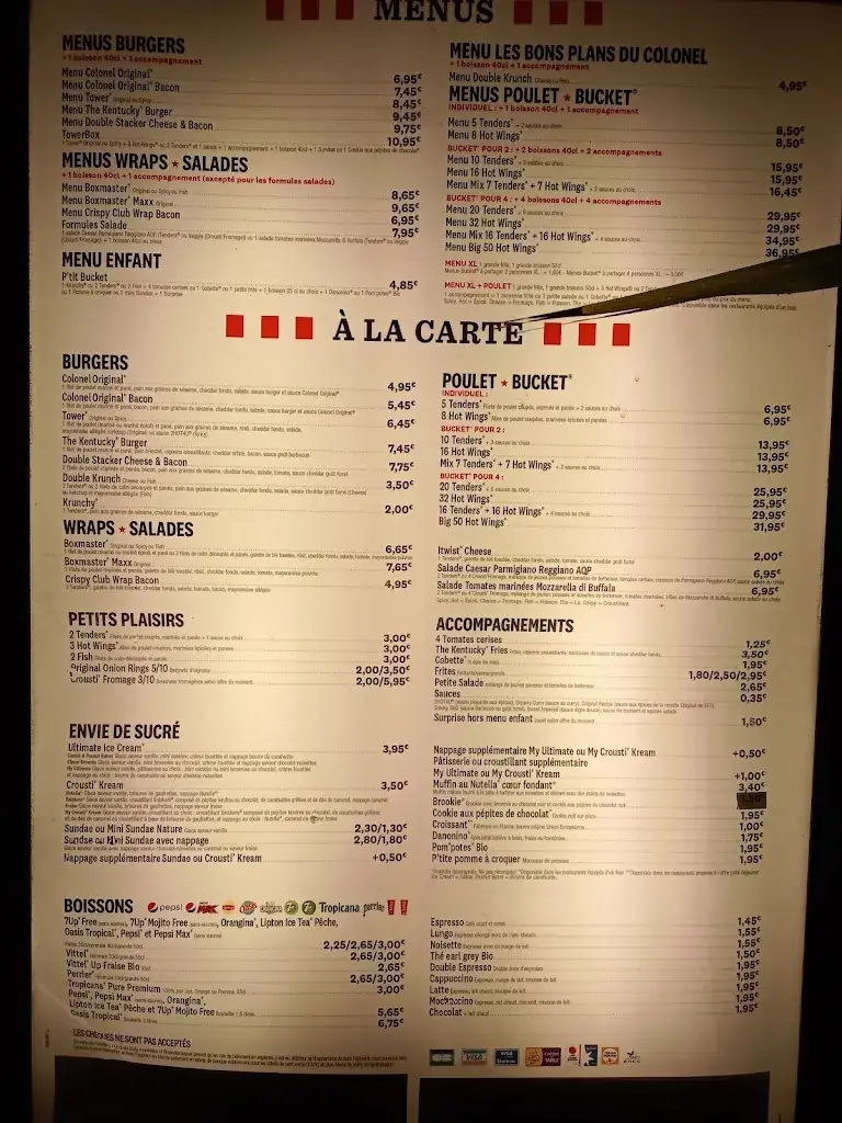 Menu_KFC Nantes Bouguenais_Bouguenais_image_1