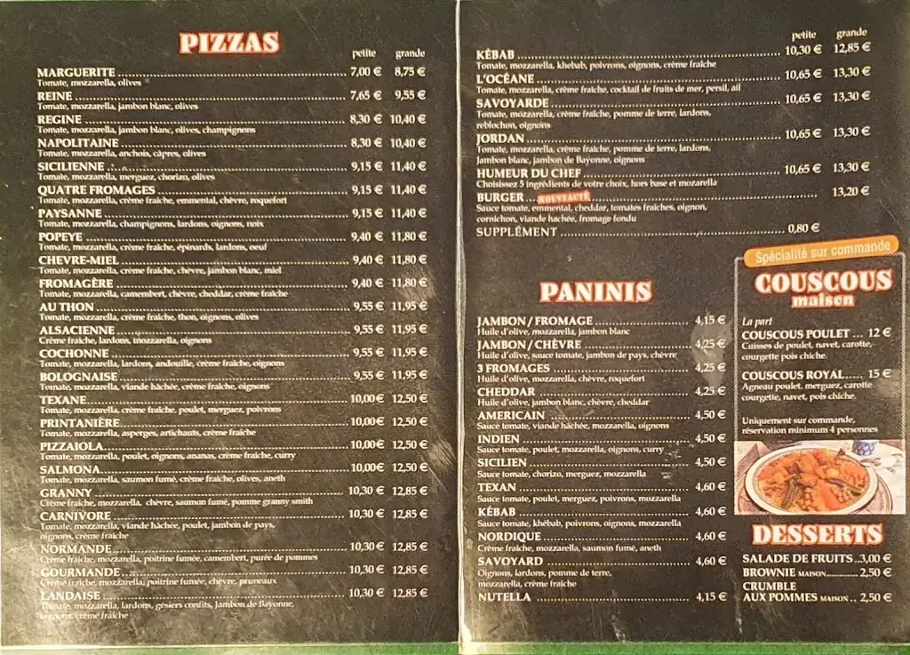 Menu_Auberge de la croix blanche_Bournezeau_image_2