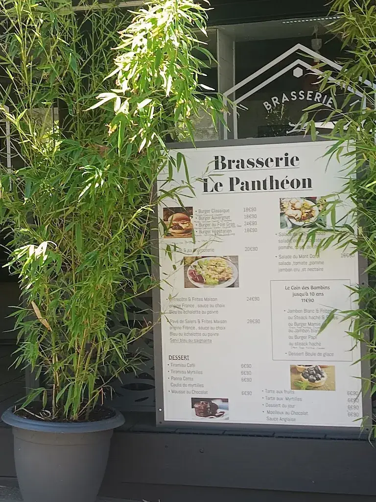 Menu_PANTHEON RESTAURANT_Mont-Dore_image_1