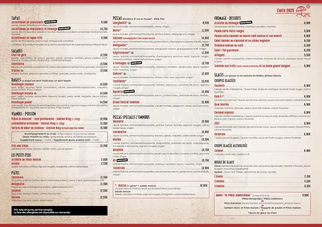 Menu_L'Omnibus Bar-restaurant-pizzeria_Chantonnay_immagine_1