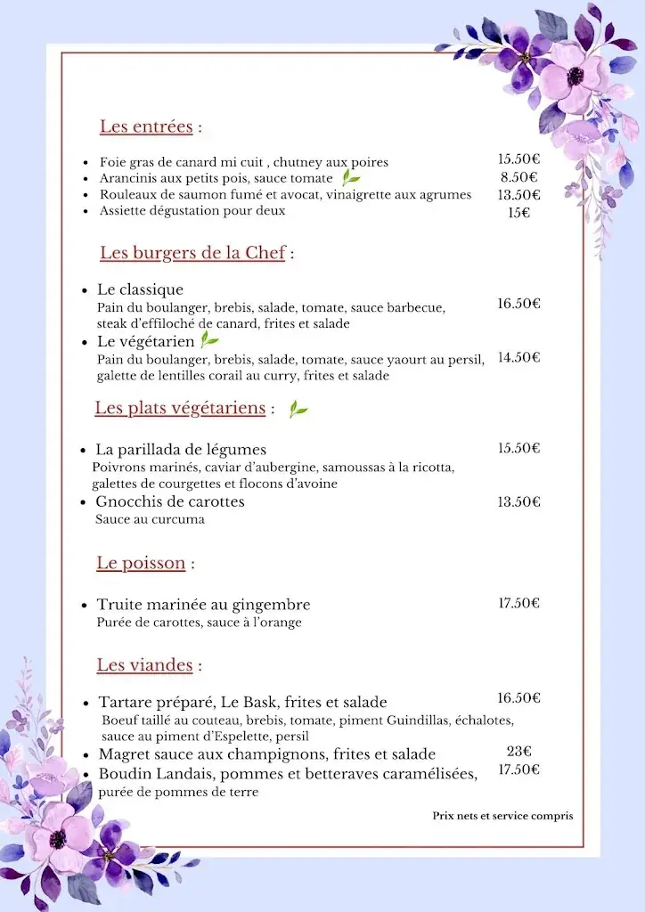 Menu_CHEZ LILI_Mont-de-Marsan_image_1