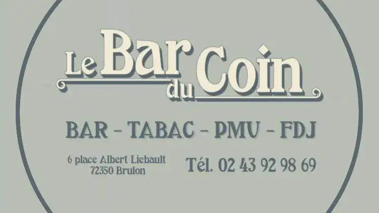 Le Bar du Coin restaurant in Brûlon