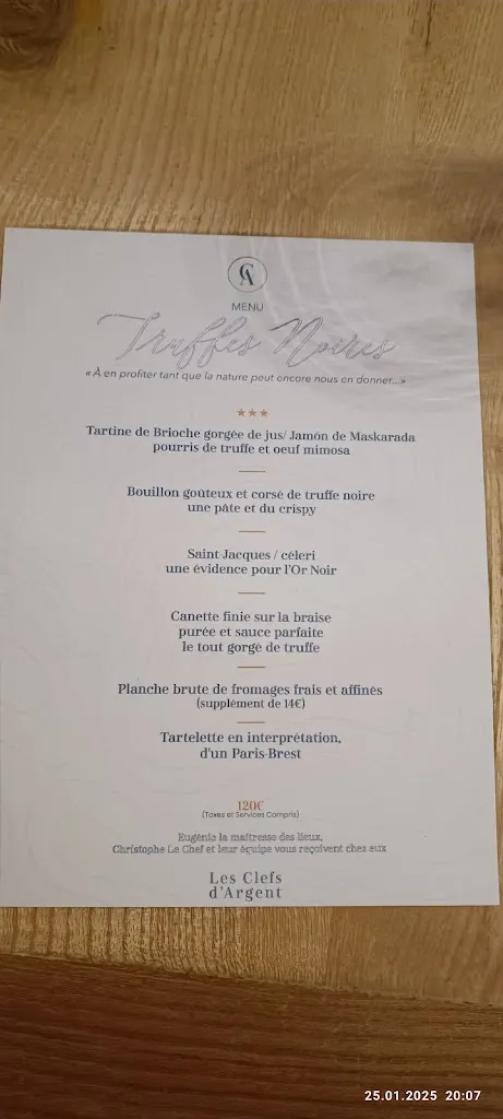 Menu_Les Clefs d'Argent_Mont-de-Marsan_image_4