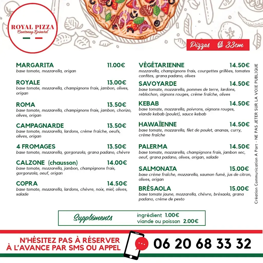 Menu_Royal Pizza - Cantenay_Cantenay-Épinard_image_2