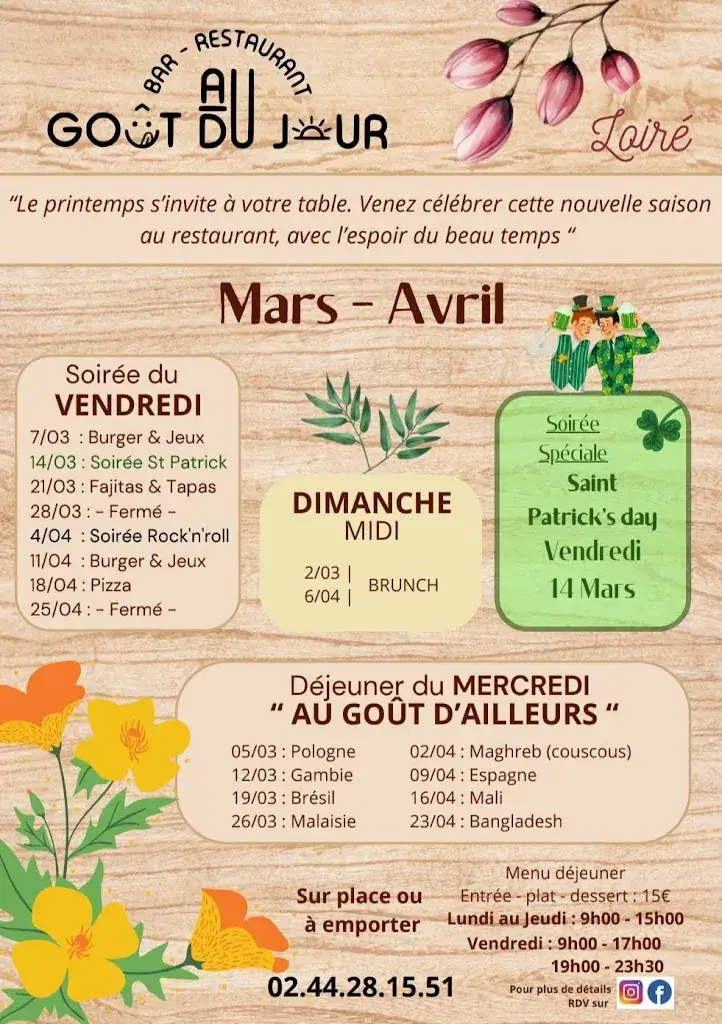 Menu_Au gout du jour Loiré 49440_Loiré_image_1