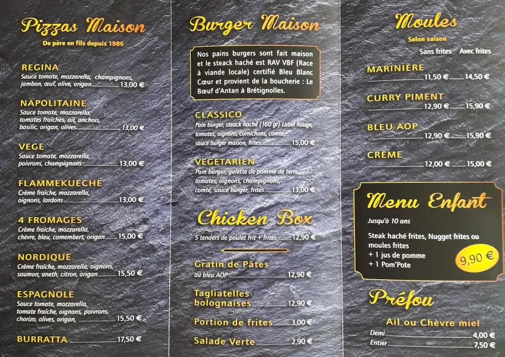 Menu_Café Restaurant Atmosphère Des Dunes_Bretignolles-sur-Mer_image_1