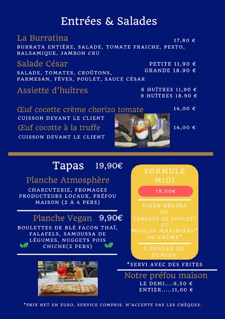 Menu_Café Restaurant Atmosphère Des Dunes_Bretignolles-sur-Mer_image_2