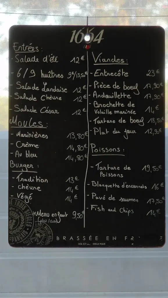 Menu_La Maison du Pêcheur_Bretignolles-sur-Mer_image_1