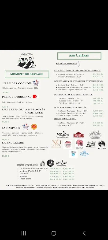 Menu_Restaurant Entre Potes_Bretignolles-sur-Mer_image_4