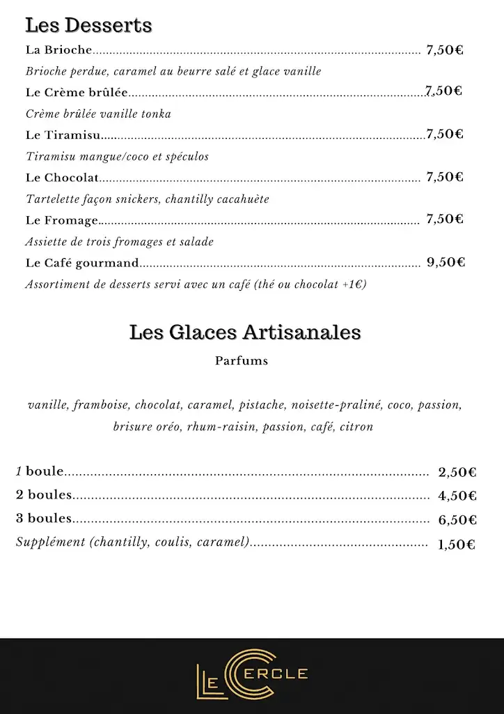Menu_Le Cercle Restaurant Bar Animations_Bretignolles-sur-Mer_image_2