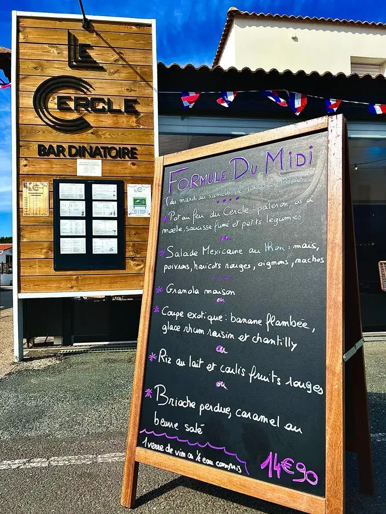 Menu_Le Cercle Restaurant Bar Animations_Bretignolles-sur-Mer_image_4