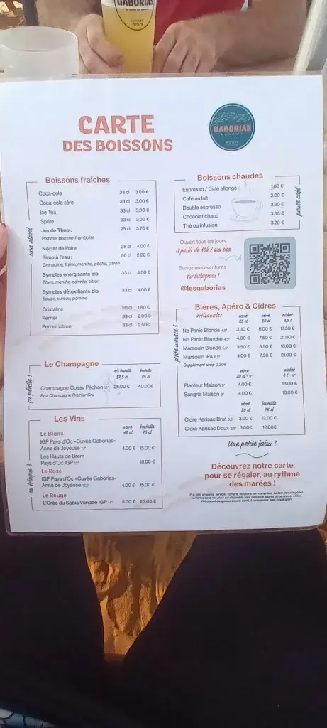 Menu_LES GABORIAS_Bretignolles-sur-Mer_image_3